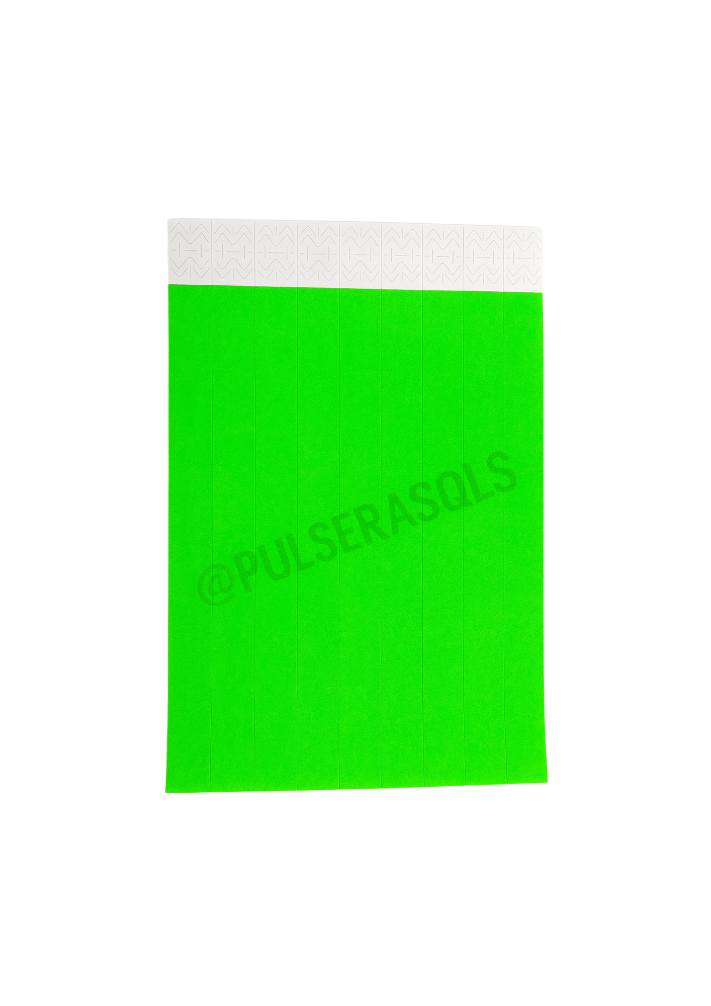 PULSERAS TYVEK PERSONALIZADAS 1.000 unidades (1 COLOR)