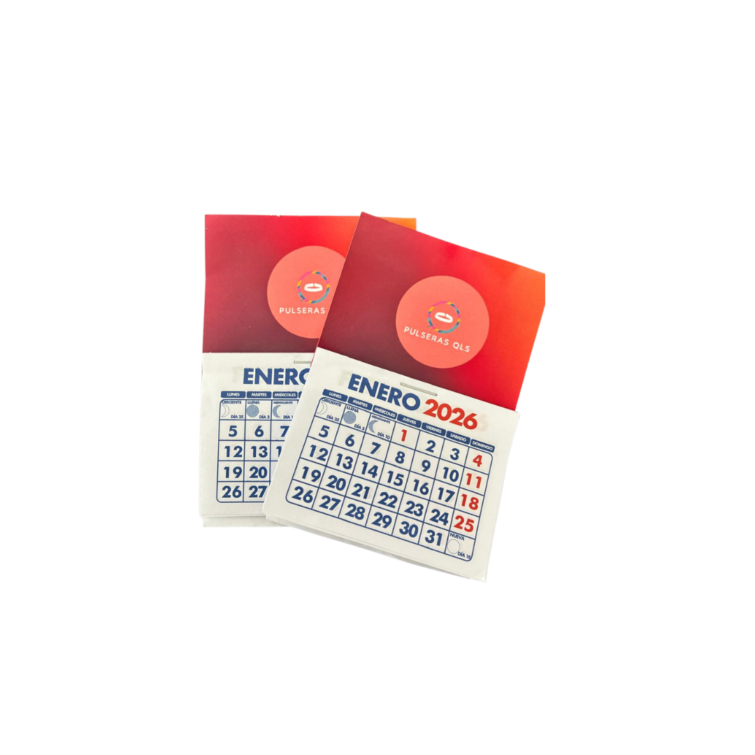 100 Minicalendarios 2026 imantados