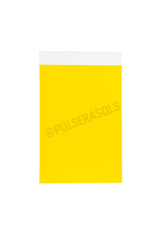 Pulseras Tyvek Personalizadas 100 unidades  (1 Color)