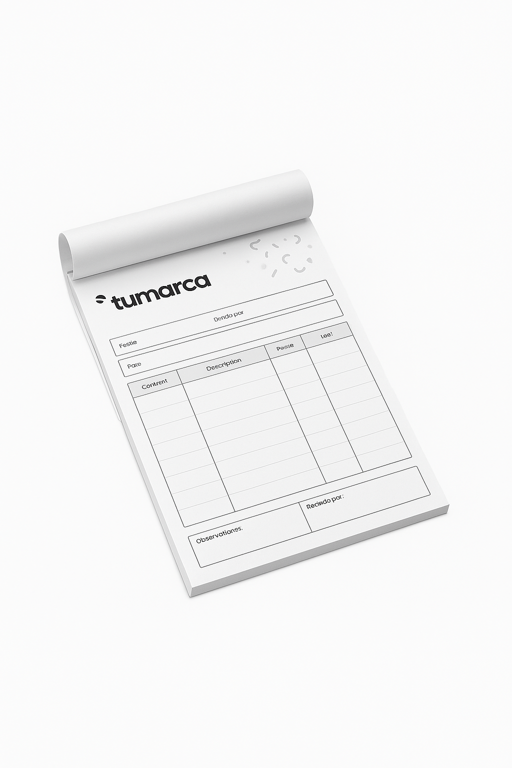 Talonarios Personalizados A5 – 100 Hojas