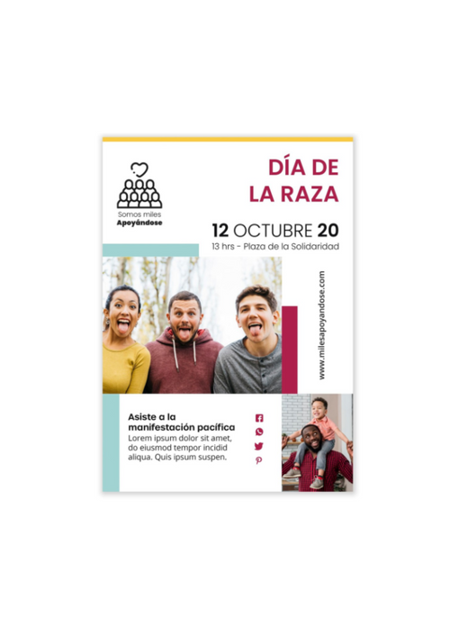 Flyers publicitario 10x14 cm 1 cara