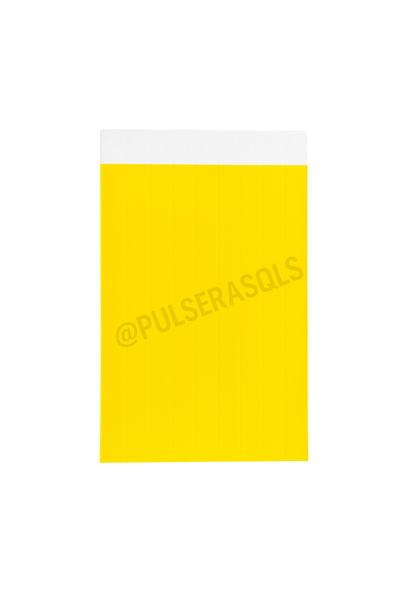 PULSERAS TYVEK PERSONALIZADAS 1.000 unidades (1 COLOR)