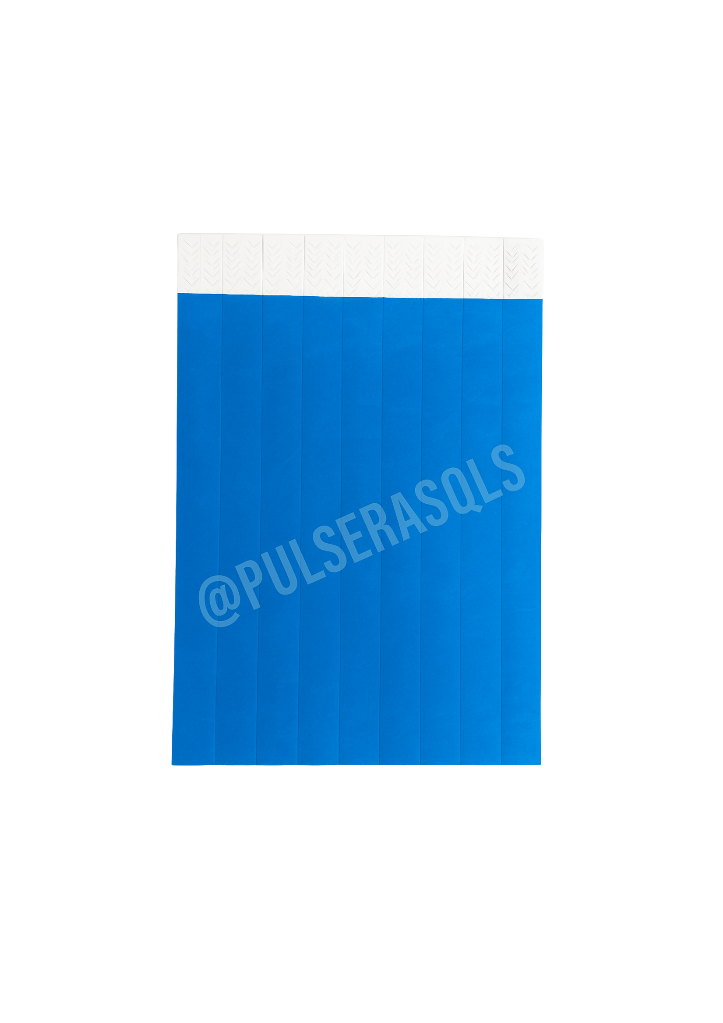 PULSERAS TYVEK PERSONALIZADAS 1.000 unidades (1 COLOR)